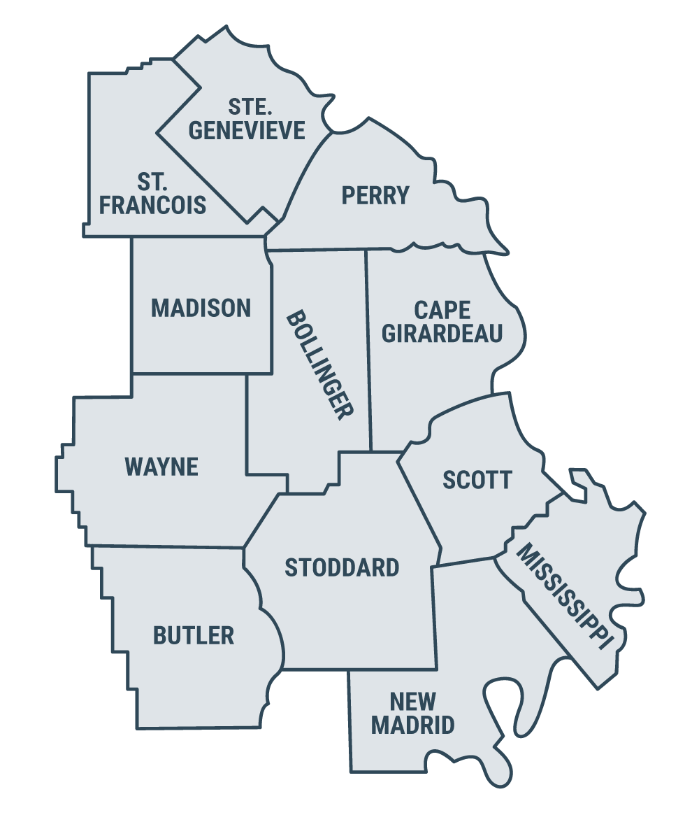 Southeast Mo Map